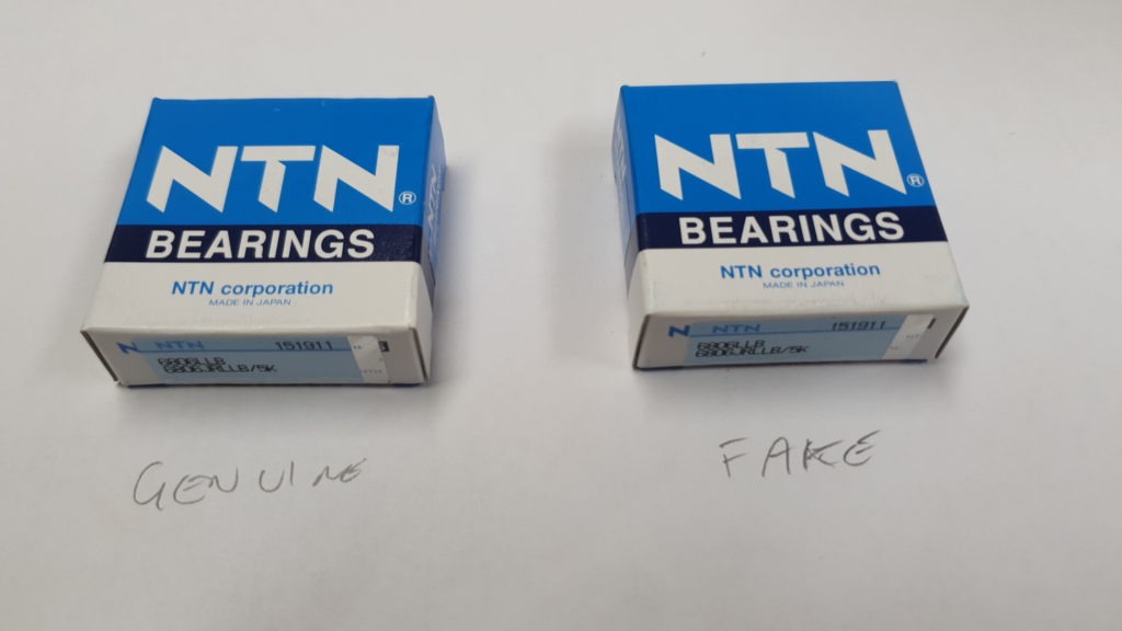 NTN Fake Bearing and NTN Genuine Bearing