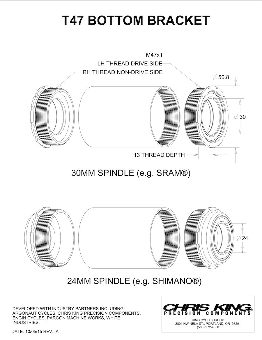 T47 Bottom Bracket Engineering Guide (Threadfit) Hambini Engineering