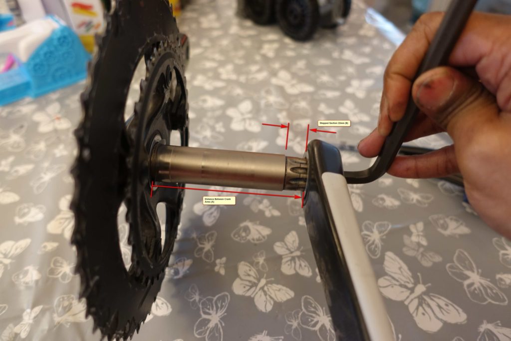 Bottom Bracket DBCA Measured