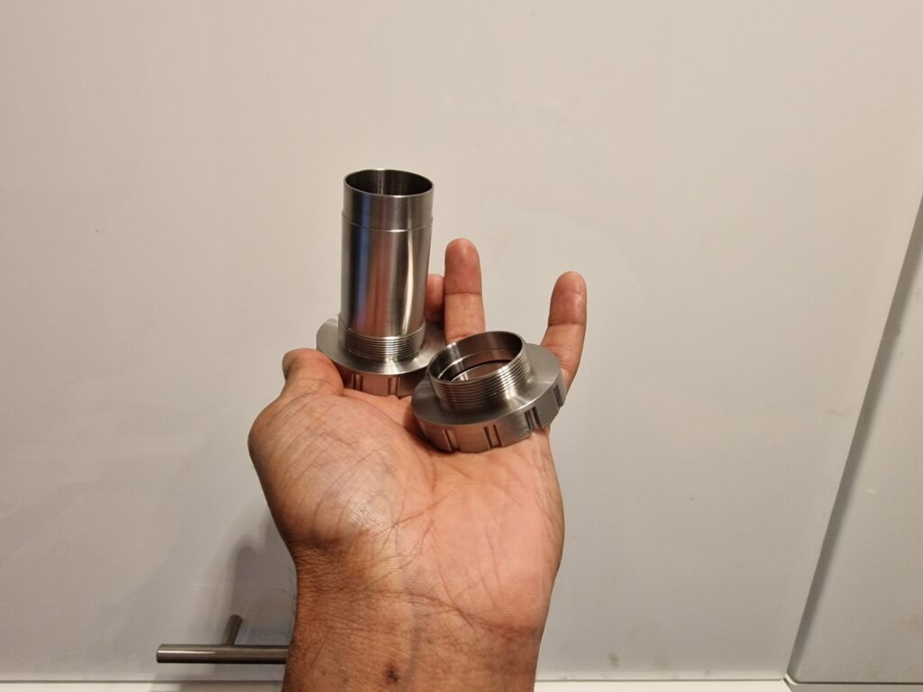 Hambini Racing Titanium Bottom Bracket 30mm Long Axle